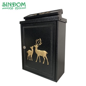 Buzón de Metal con diseño de ciervo para exteriores Buzón de correos montado en la pared - Product Image 2