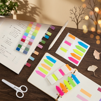 Bloc-notes adhésif vertical personnalisé pour l'apprentissage, le travail, le bureau, les messages, bloc-notes coloré, notes adhésives déchirées à la main