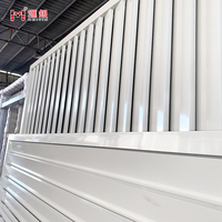 Panneaux de clôture en aluminium modernes avec design personnalisé et revêtement en poudre pour une utilisation en extérieur