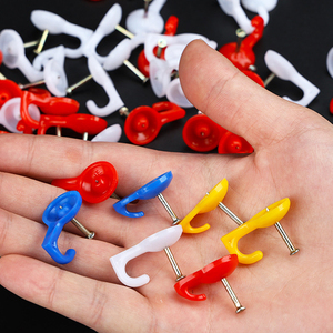 <span class=keywords><strong>Crochet</strong></span> de photo de <span class=keywords><strong>mur</strong></span> en béton résistant en plastique dur coloré utilisé <span class=keywords><strong>pour</strong></span> accrocher le cadre de photo - Product Image 3