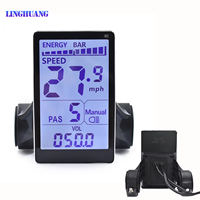 Kit Display kabel sepeda, Odometer kecepatan sepeda tahan air ramah pengguna fungsi Stopwatch untuk bersepeda perkotaan sepeda jalan harian