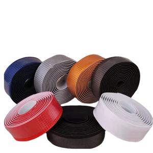 Cinta de Manillar de Bicicleta con Textura de Fibra de Carbono, 22.2mm, PU Compuesto, para Bicicleta de Carretera, con Tapones - Product Image 2