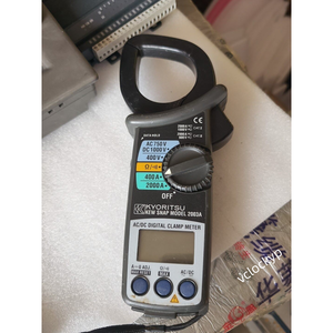 Multímetro Digital de Pinza AC/DC Kyoritsu 2003A, Medidor de Corriente AC 75V/DC 1000V 2000A, Usado - Product Image 1