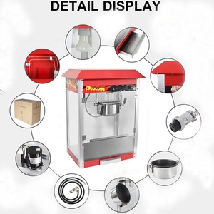 Máquina Industrial para Hacer <span class=keywords><strong>Palomitas</strong></span> de Maíz con Sabor, Máquina de <span class=keywords><strong>Palomitas</strong></span> de Maíz con Doble Olla para Caramelo - Product Image 6