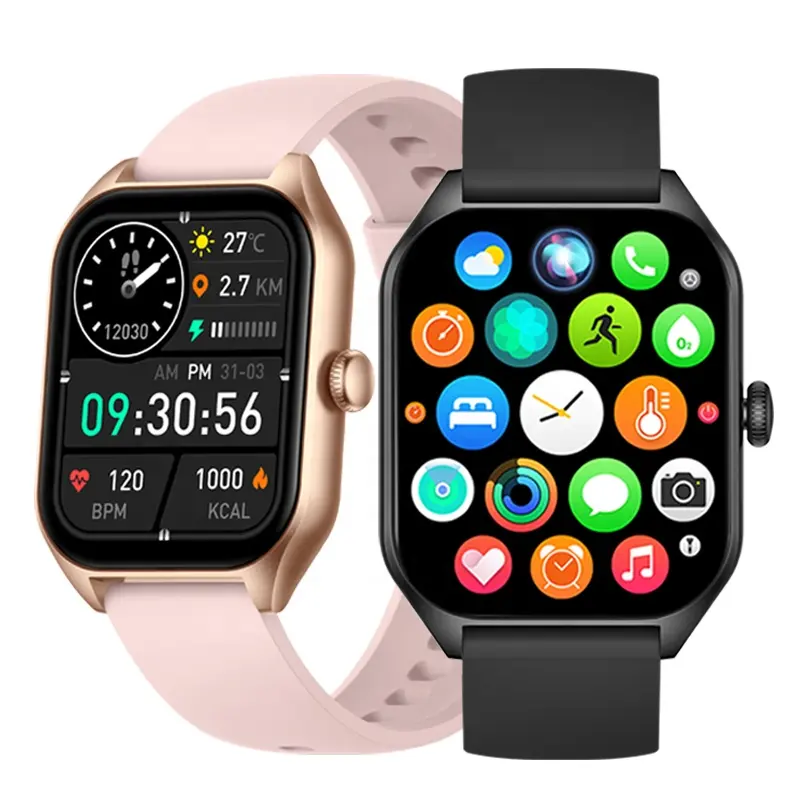 2023 New Smartwatch 2022 Reloj Inteligente Blood oxygen Heart Rate H40 BT Call Smart Fitness Tracker Bracelet Sports Smart Watch