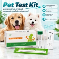 Hunde-CPV-Antigen Schnelltest-Kit Canine Parvovirus Diagnostik-Set Tierklinik Veterinär-Testkarte
