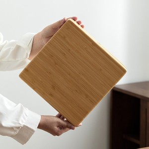 Bamboo Tea <b>Cake</b> Storage <b>Box</b> Square Wooden <b>Gift</b> Packaging Handmade Chinese Style For Pu'er White Rock Tea - Product Image 2