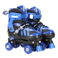 Patins à roulettes professionnels en cuir artificiel pour sports de plein air, pour femmes, hommes, adultes et enfants, taille réglable, 4 roues