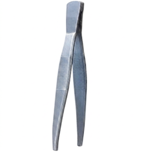 Pince à épiler de forme irrégulière SUNTOOLS/STIPL modèle 605A en acier inoxydable de 8 pouces, outil de préhension pour bijoux - Product Image 1