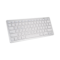 Nouveau clavier sans fil mini 78 touches pour tablette, fin, 2.4G, structure ciseaux, LED, USB