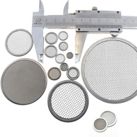 Personnalisation sur mesure, différentes techniques, éléments filtrants en maille d'acier inoxydable fritté 304 316L, disques filtrants