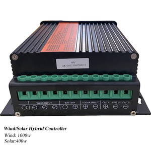 Controlador de Carga Híbrido Eólico Solar de 1400W, Controlador MPPT de 30A con Pantalla LCD para Sistemas Eólicos y Solares - Product Image 3
