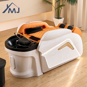 Muebles de salón de belleza multifunción, cabezal de lavado de pelo, <span class=keywords><strong>Spa</strong></span>, cama de champú de masaje eléctrica reclinable - Product Image 2