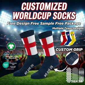 Calcetines de Fútbol Antideslizantes de Rizo Grueso para Deportes al Aire Libre para Hombre y Mujer, Diseño Tejido para Fitness y Running - Product Image 1