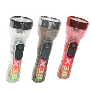 X38 <b>Flashlight</b> <b>Rechargeable</b> Led Outdoor Portable Lighting With Dimmer Feature - Product Image 1