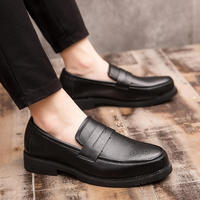 Nouvelles Chaussures Habillées Décontractées Rétro Britanniques pour Hommes en Cuir de Luxe, Style Oxford Respirant à Bouton et Semelle Plate pour Affaires