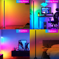 Lampes de noël Led à commande Mobile, éclairage d'intérieur moderne personnalisé, lampe de sol d'angle nordique rvb à couleur changeante