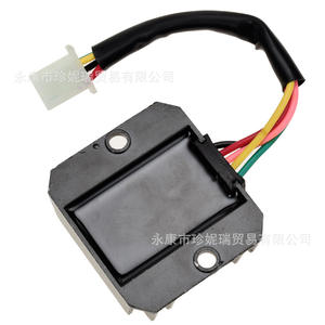 Redresseur régulé 12V 5 fils pour ATV, Buggy, GY6 150, CF250, CG125, Scooter, Motocross, avec connecteur femelle noir - Product Image 4