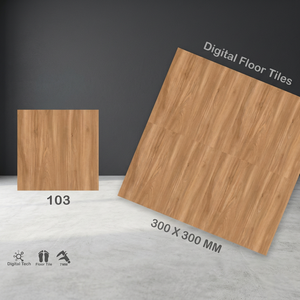 Azulejos de Piso Cerámicos Esmaltados Digitales de Diseño Moderno de 30x30cm con Patrón Decorativo para Pisos Interiores de Centros Comerciales - Product Image 3