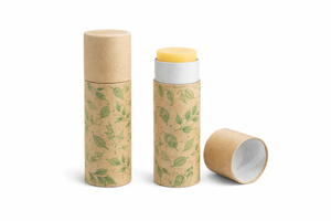 Tubes de baume à lèvres biodégradables en kraft personnalisés, tubes miniatures en carton de 10 mm, emballage de tubes miniatures en papier, tubes à pousser écologiques - Product Image 6