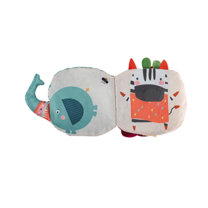 Nouveau design livres en tissu doux <span class=keywords><strong>livre</strong></span> en tissu froissé résistant à la déchirure avec hochet jouets sensoriels pour <span class=keywords><strong>0</strong></span> à <span class=keywords><strong>3</strong></span> bébés - Product Image 2