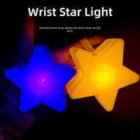 Lampes portables YIRUIDA en forme d'étoile, de cœur et de lune - Accessoires de danse pour enfants, petite veilleuse, étoiles lumineuses, design en plastique personnalisable