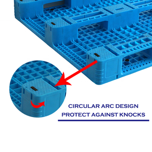 Nhà Máy Bán Hàng Trực Tiếp Nhựa Pallet Cho Dê Nuôi 1300*1100Mm 4 Cách Nhập Lớn HDPE Giao Thông Vận Tải Pallet - Product Image 2