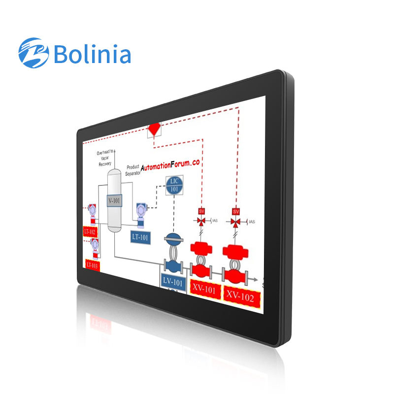 Factory 17.3 Inch Industrial Monitor LED Backlight New VGA/ Cable Pure Flat Panel Touch Screen LCD Display