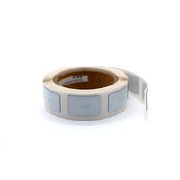Étiquette NFC mini personnalisée anti-métal 13,56 MHz NTAG213 NTAG215 NTAG216 Autocollant RFID pour suivi d'actifs métalliques OEM