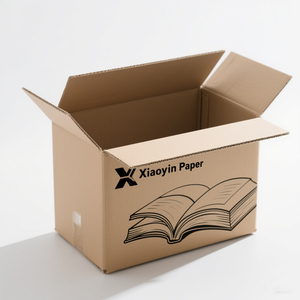 <span class=keywords><strong>Scatole</strong></span> di Cartone Ondulato Grandi Personalizzate con Logo per Spedizioni, Imballaggio, Traslochi e Stoccaggio di Libri e <span class=keywords><strong>Vestiti</strong></span> - Product Image 4