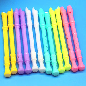 Material escolar para el regreso a clases: Bolígrafo con forma de mini grabadora, bolígrafo creativo con diseño de flauta, regalo para estudiantes. - Product Image 1