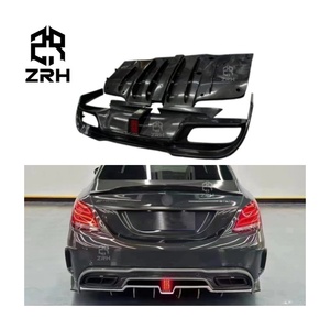 Sợi Carbon khuếch tán <span class=keywords><strong>c</strong></span>ản sau phong <span class=keywords><strong>c</strong></span>ách Imp cho Mercedes-Benz <span class=keywords><strong>C</strong></span>-Class W205 C63 khuếch tán 4 <span class=keywords><strong>c</strong></span>ử<span class=keywords><strong>a</strong></span> - Product Image 1