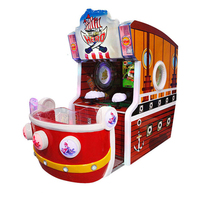 Machine de jeu d'arcade de tir à l'eau électronique d'intérieur pour 2 joueurs, en métal et plastique, à monnayeur