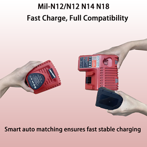 <span class=keywords><strong>Cargador</strong></span> <span class=keywords><strong>Universal</strong></span> <span class=keywords><strong>para</strong></span> Batería de Repuesto Mil-N12 de 12V Max Power, Compatible con Herramientas Inalámbricas de Sierra Circular y Sierra Recíproca - Product Image 3