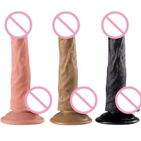 Dildo Realista de 19.5 cm (7.68 Pulgadas) en Oferta, Precio al por Mayor, Juguetes Sexuales para Mujeres