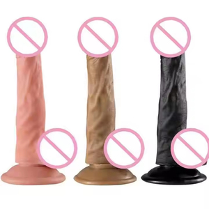 Ventes chaudes - Dildo réaliste de 19,5 cm (7,68 pouces) - Prix de gros - Jouets sexuels pour femmes - Product Image 1