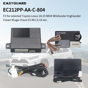 ระบบสตาร์ทรถแบบไร้สาย EASYGUARD Plug Play ควบคุมผ่านแอพสมาร์ทโฟน สำหรับรถยนต์รุ่นปี 18-25 RAV4 Wildlander Highlander Crown Kluger Hiace ES RX LS UX - Product Image 1