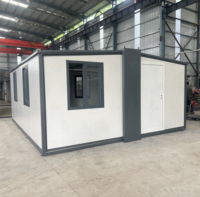 Maison de vacances modulaire préfabriquée en conteneur pliable de 20 pieds ou 40 pieds pour villa touristique