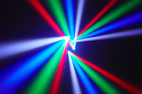 Lumière de scène disco 80W, éclairage de scène RGBW, tête mobile pour parc à thème, scène DJ, bar disco, spectacle DJ, éclairage de scène
