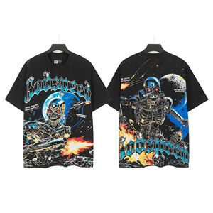 Camiseta GOD SPEED con Diseño Gráfico Vintage, Logotipo de Esqueleto de Alta Calidad, Color Negro Lavado, Algodón Grueso para <span class=keywords><strong>Hombre</strong></span> - Product Image 5