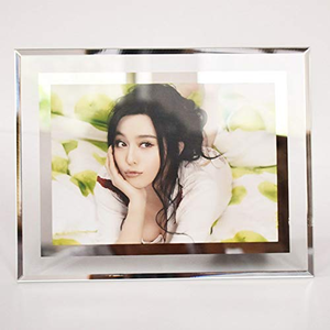Cadre photo rectangulaire en verre, impression UV, cadre miroir, présentoir de certificat, cadre photo, plusieurs tailles - Product Image 2