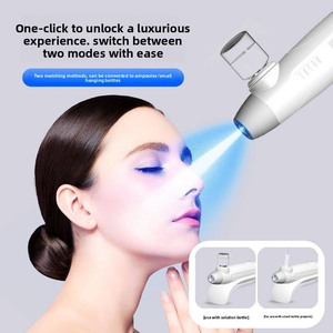 El yüksek basınçlı nemlendirici su oksijen jeti soyma yüz Spa Nano sprey makyaj enjektör ab/abd Plug cilt gençleştirme - Product Image 4