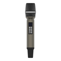 Système de micro sans fil double canal à distance avec sortie XLR et écran LCD pour karaoké et système de sonorisation