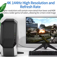 ULT-unite 8K 1.4 Kablo 2M Ultra Yüksek Hızlı Kombinasyon Altın Kaplama Konnektörler Alüminyum Alaşımlı Gövde PC TV için