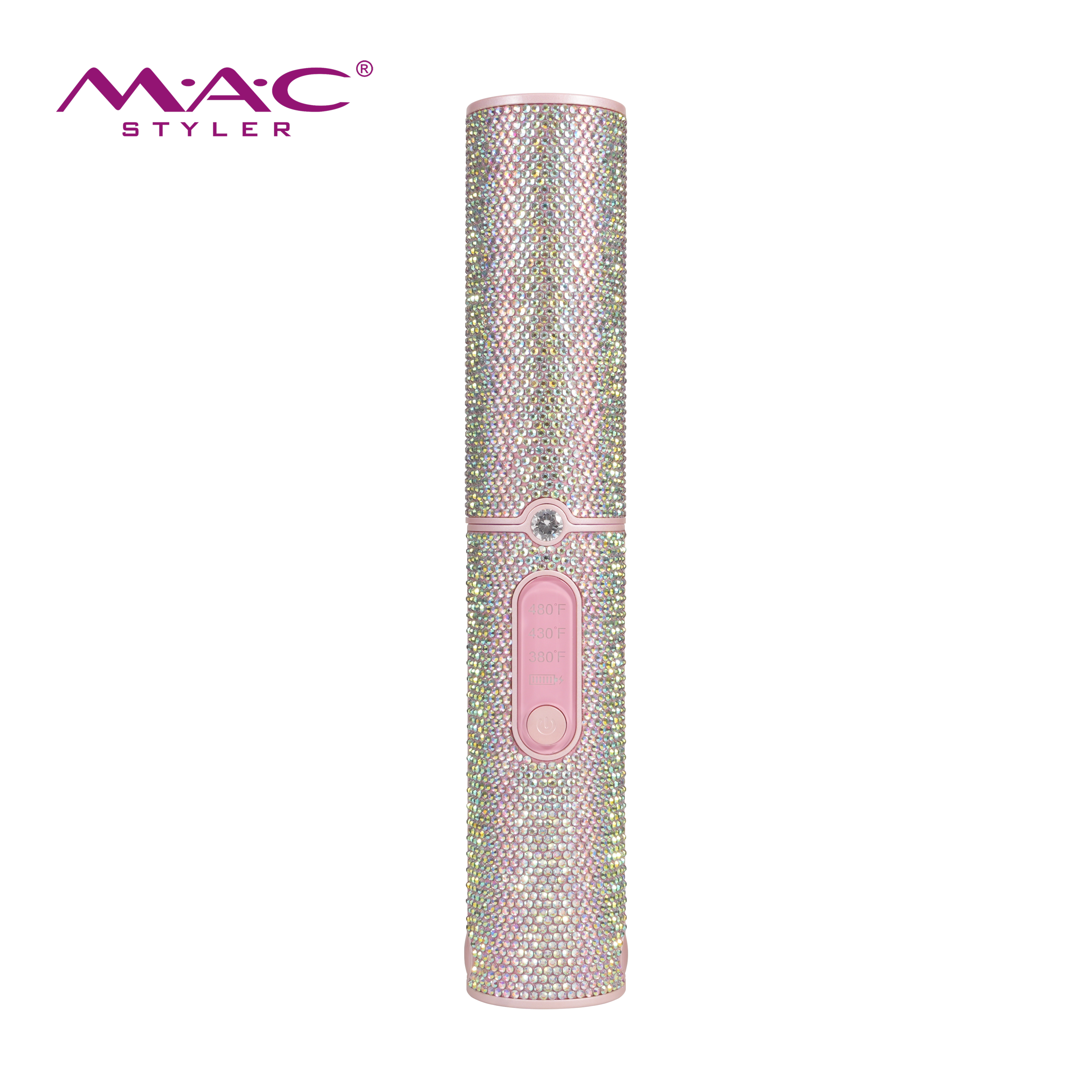 Pink with Rhinestone Decoration