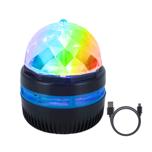Small LED Magic Ball Warm Light Colorful Rotating Atmosphere Stage <strong>Projector</strong> Night Sky <strong>Stars</strong> Suction Cup-ABS for Home Room Use - Product Image 1