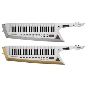 Synthétiseur <span class=keywords><strong>Roland</strong></span> AX-Edge Tomahawk 49 touches, style bandoulière, corps en plastique, batterie rechargeable USB – Amélioration pour les performances sur scène - Product Image 4