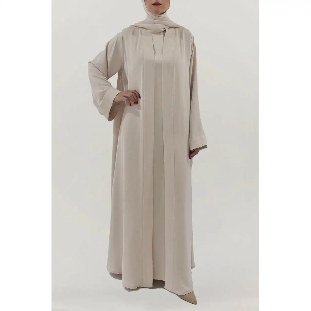 Mới Đến Phù Hợp Với Màu Sắc Abaya Với Hijab Abaya Phụ Nữ Hồi Giáo Váy Abaya Dubai