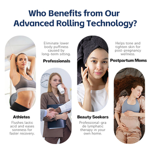 Máquina de Masaje Corporal Profesional Aston 2026 de Acero Inoxidable con Rodillos para Drenaje Linfático y Luz Infrarroja para la Celulitis - Product Image 5