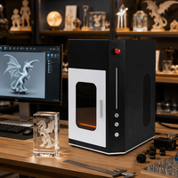 Machine de gravure laser 3D sur cristal, graveur laser pour verre, machine de gravure interne pour souvenirs, cadeaux et designs personnalisés